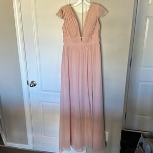 Bridesmaids dress, worn once, floor length